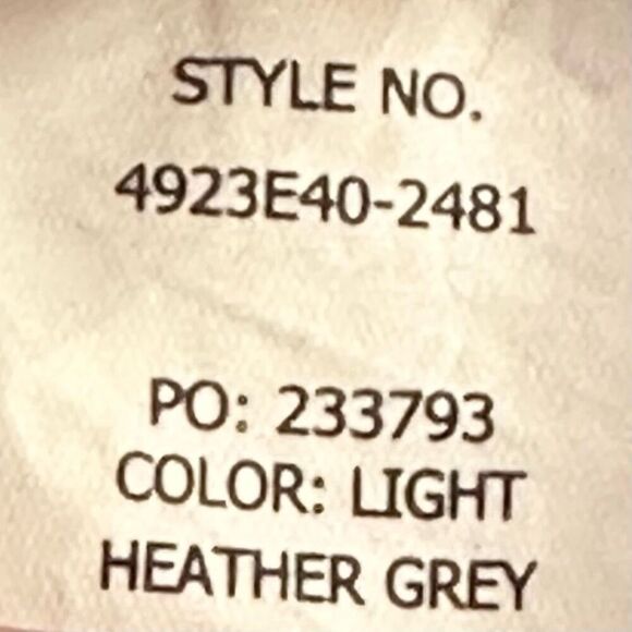 Paige Heather Grey Ruffled Sleeve Sweater - Picture 7 of 7